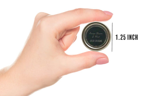 Luxury Handmade Solid Perfume, Classic Floral Scent, Pocket Size 1/4 OZ, Layerable Fragrance for Summer Collection