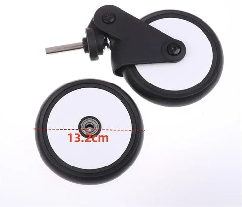 ianufu 10PCS Set Stroller Rubber Wheel - DIY Replacement Accessories For Front And Rear Enhancing Ride