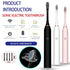 Honimered 8-12 5 4 Sonic Electric Toothbrush for kids Battery Power Ideal for Adults Children and Couples Use, Optional