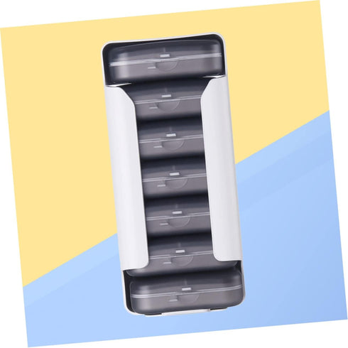 Travel Pill Organizer Box - Weekly Medication Storage Case
