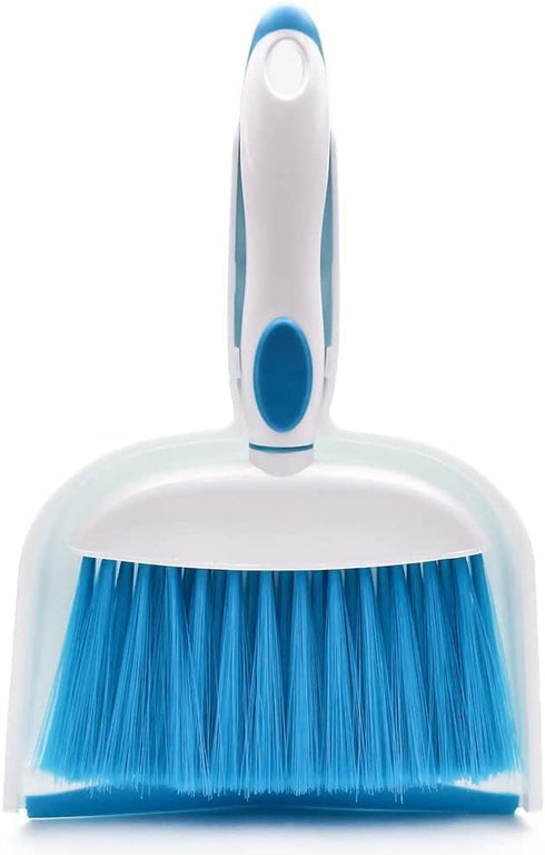 Small Broom and Dustpan Set - Mini Dustpan and Brush Set, Hand Broom and Dust Pan, Ideal for Cleaning Little Areas Like
