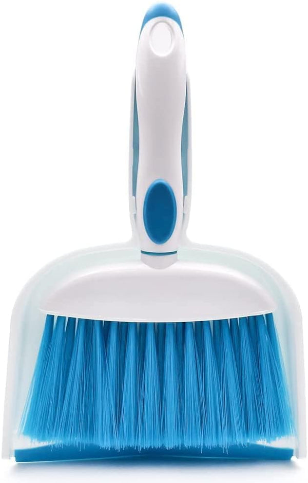 Small Broom and Dustpan Set - Mini Dustpan and Brush Set, Hand Broom and Dust Pan, Ideal for Cleaning Little Areas Like