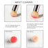 SILPECWEE 3Pcs Acrylic Nail Brush Set, UV Gel Nail Ombre Brush, Double-Head Sponge Pen for Nail Art