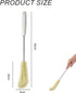 UPSTORE 16.5inch Long Handle Bottle Cleaning Brush Cleaner with Soft Boar Bristles Feeding Bottles Scrubber Washing