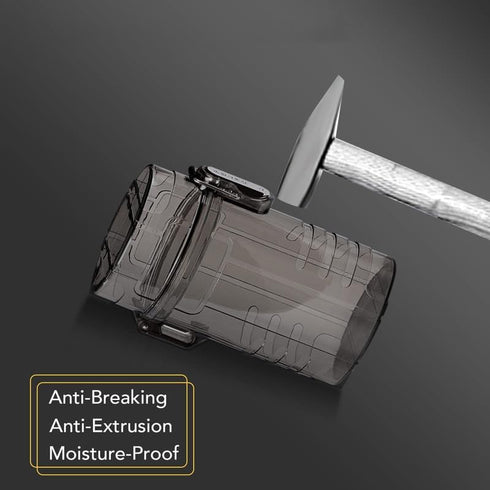 Pocket Box Case, Smell Proof Joint Holder, Waterproof Airtight Container for 100mm King Size Cigarettes, Multipurpose