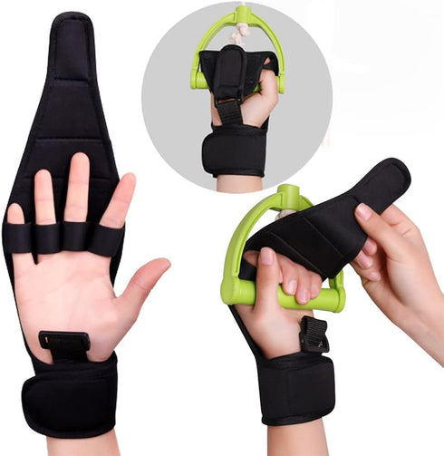 Fingers Support Training Brace, Stroke Rehab Arthritis Gloves, Thumb Wrist Injury Recovery Splint - Any Age Women