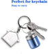 Pill Holder Keychain Container, Portable Aluminium Alloy Waterproof Pill Boxes for Purse, Small Cases for Travel (3PCS)