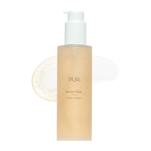 PÜR MINERALS Forever Clean Gentle Facial Cleanser, Vegan-Friendly Formula, Sulfate-Free Makeup Remover with Green Tea