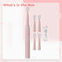 Machify Kids Electric Toothbrush with Four Brush Heads, Soft Bristles, Three Modes, USB Rechargeable, Fun Animal Theme