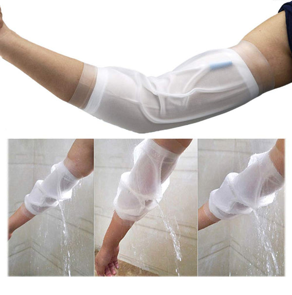 ZhiGu Watertight PICC Line Shower Cover for Upper Arm, Large, Liquid Silicone for Chemotherapy and Surgery