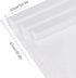 RUSPEPA 20 Sheets Flower Wrapping Paper - White Edge Frosted Waterproof Floral Bouquet Wrapping Paper - Florist Supplies Packaging Paper for Birthday, Wedding and DIY Crafts - White