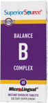 Superior Source B Complex Folic Acid/Biotin, 60 Tablets