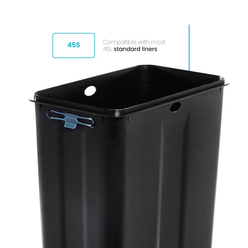 Home Zone Living 12 Gallon Kitchen Trash Bags with Drawstring Handles, Heavy Duty Custom Fit Design, 60 Count