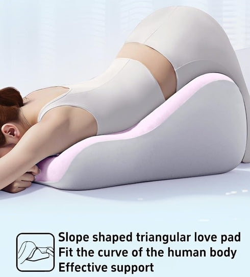 UVXKOSIV Sweet Couples Pillow Couples Deep Position Support Pillow Butt Cushion for Couples,Memory Foam Support Pillow