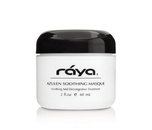 Raya Azulen Soothing Masque (602), Calming Facial Treatment Mask for Sensitive Skin, Tones Complexion