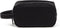 PU Leather Makeup Bag, Zipper Cosmetic Pouch, Travel Organizer for Skincare Products, Waterproof, Unisex, Black