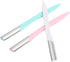 Sonew 3Pcs Portable Eyebrow Trimmer Foldable Hair Remover Kit Brow ShaperWomen Eyebrow Trimmer Stainless Steel Blade Facial Hair Shaver Eyebrow Shaping Razor
