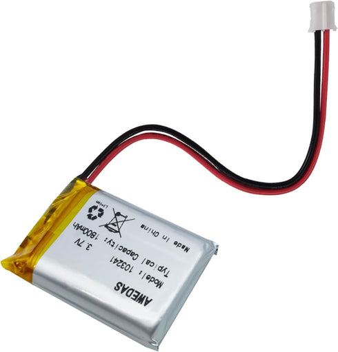103241 Battery Compatible for Multiple Devices, 103241 Replacement Batteries with PH 2.54 JST Connector