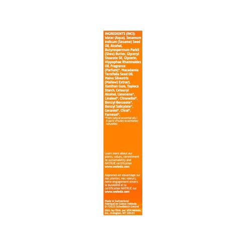 Weleda Hydrating Sea Buckthorn Body Lotion | 6.8 Fluid Ounces (Single Pack)