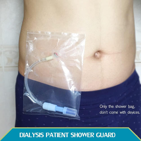 SinaiSea 35-60mm 50 Peritoneal Dialysis Shower Cover Pouch Bag Waterproof PD Catheter Holder Belt Port Protector