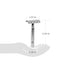 Safety Razor for Men and Women, Reusable Metal Razors with 10 Platinum Blades for Sustainable Shaving