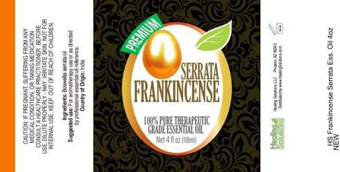 Healing Solutions 120ml Oils - Frankincense Essential Oil - 4 Fluid Ounces