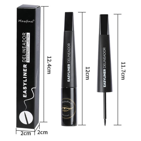 AKARY Dip Eyeliner Waterproof 24H Longlasting, Black Liquid Eyeliner Quick Drying, Colored Eye Liner Pencil for Women