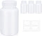 Empty Plastic Pill Bottle Medicine Bottles with Smooth Screw Lid for Liquid Solid Powder (200cc 4pack)
