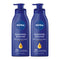 NIVEA Essentially Enriched Body Lotion for Dry Skin, 2 Pack, 16.9 Fl Oz Pump Bottles