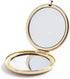 Magnifying Compact Mirror for Purses, 2x 1x Magnification, Folding Mini Pocket Travel Makeup Mirror