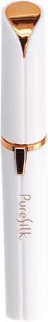 Pure Silk Eyebrow Hair Remover Shaver for Women, Gentle Pain-Free Styling Tool with Built-in Light, Portable