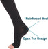 Men,20-30 mmHg Thigh High Medical Compression Stockings for Women & Thigh High Compression Socks,Open Toe Graduated