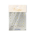 Moon Star Nail Art Stickers, 3D Gold Bronzing Self-Adhesive Nail Decals for Luxury Nail Design and DIY Nail Art Supplies