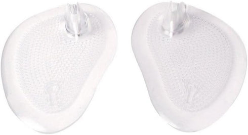 2Pairs Silicone Gel Sandal Thong Protectors - Non-Slip Forefoot Pads, Cushion Flip-Flop Pain Relief Inserts