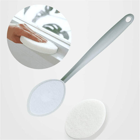 Handheld Bathroom Cleaning Brush for Tiles and Toilets - ZKG
