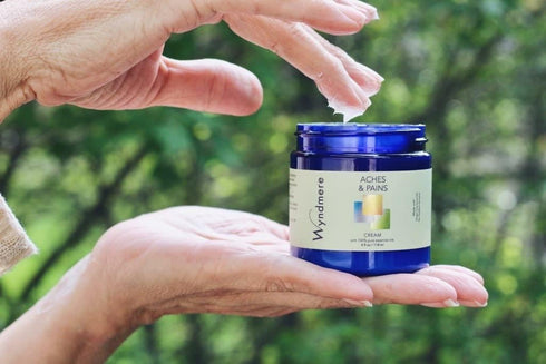 Wyndmere Aches & Pains Cream - Handcrafted with 100% Pure Essential Oils, All-Natural Ingredients, 4oz