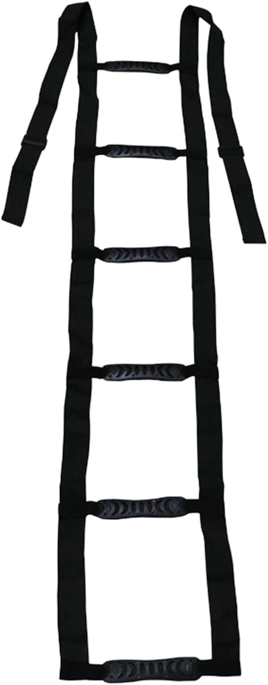 IPENNY Bed Ladder Assist 1.9M Pull Up Assist Device with 6 Plastic Handles