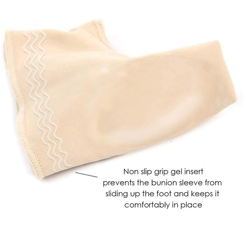 2 Bunion Relief Pads Sleeve - Orthopedic Bunion Corrector Socks, Gel Pad Cushions for Men and Women (1 Pair)