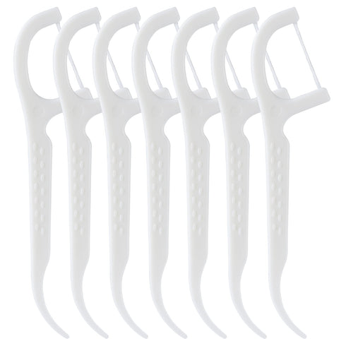 Dental Floss Picks, 100 Counts, Each Individually Wrapped, 2 Travel Floss Cases, Floss Sticks, Tooth Floss, Gift Mini