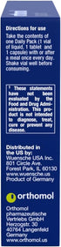 Orthomol Sport Premium Sports Nutrition Supplement, 7-Day Supply with Vitamins A, B, C, D, E, Zinc, Iodine, Coenzyme