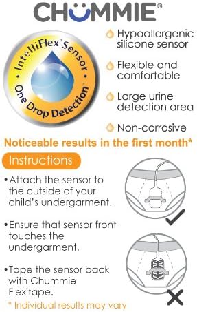 Replacement One Drop Detection Intelliflex Sensor for Premium and Elite Bedwetting Alarms - 1 Count