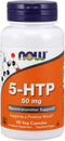 NOW Supplements 5-HTP, 50 mg Neurotransmitter Support, 90 Veg Capsules