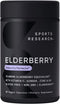 Sports Research Elderberry + D3 5000iu with Zinc, Ginger & Vitamin C - Daily Immune Support Supplement, 60 Veggie