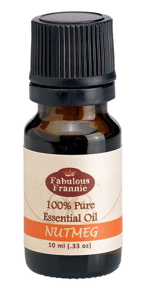 Fabulous Frannie Nutmeg Essential Oil - 100% Pure, Undiluted 10ml (Pack of 1)