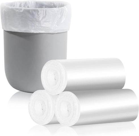 CHARMOUNT 4 Gallon Unscented Trash Bags - 105 Count Garbage Bags for Bathroom, Kitchen, Bedroom