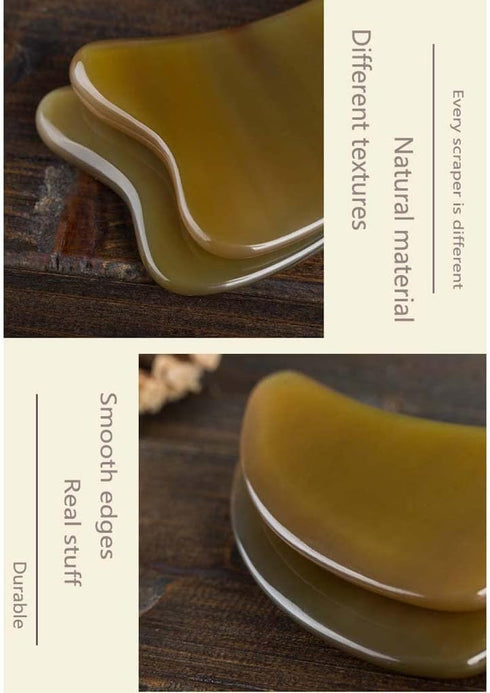 ZHAO SHOP Gua Sha Tablets, Natural Skincare Massage Tool, Facial Back Gua Sha Board, Rejuvenating Skin, Reduce