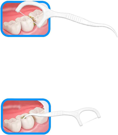 50 Count, Individually Wrapped Micro Dental Floss (50 Pcs)
