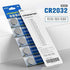 GutAlkaLi CR2032 Lithium 3V Battery, Electronic Coin Cell Button for Toys, 40 Pcs