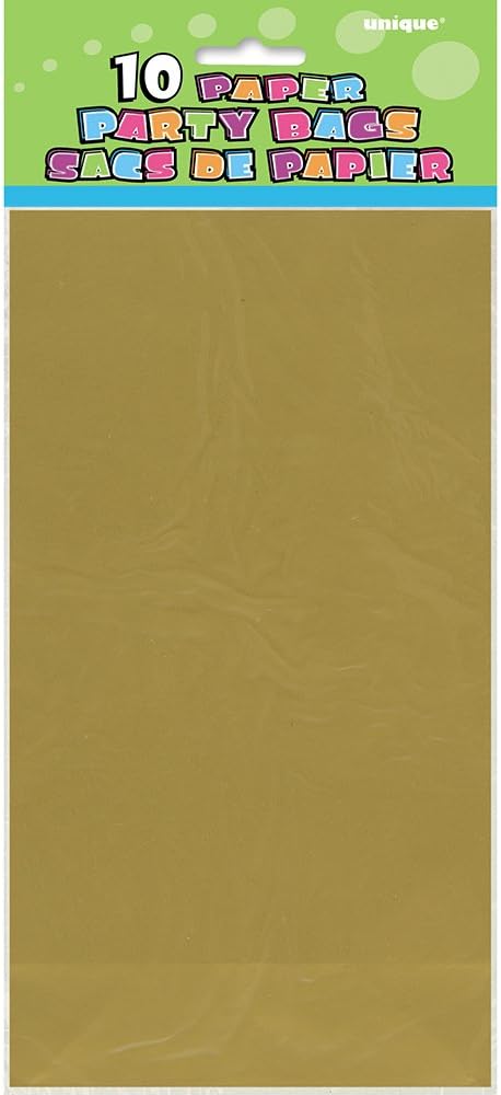 Luxurious Silver Metallic Paper Party Bags, Pack of 10, Premium, Eye-catching, Eco-friendly Gift Bags for Any
