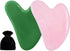 HZLXMYXO1 2 Pack Gua Sha Facial Tools,Gua Sha Jade Stone Gua Sha Massage